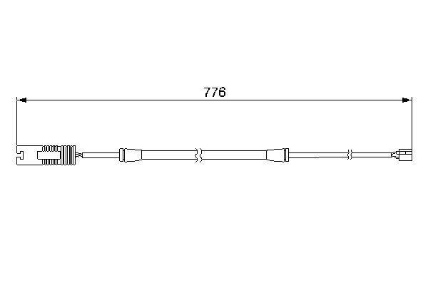 BOSCH 1987474925 Balata Fisi On Bmw E36