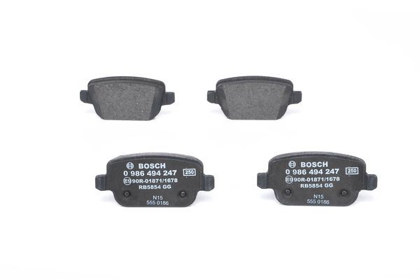 BOSCH 0986494247 Fren Balatasi Arka Ford-Land Rover-Volvo Mondeo-Galaxy-Smax-Freelander-S60 07> Vo S80 Ii 06> S80 07> V70 06> V70 07> Xc70 06> . Land Rover Freelander Ii L359