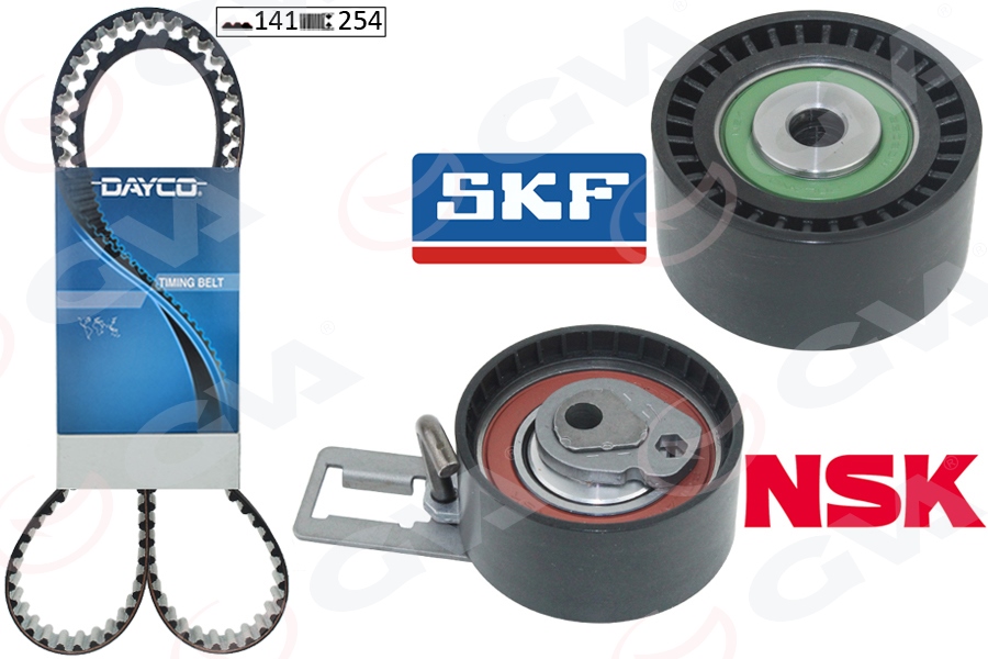 GVA 59T4325D Eksantrik Gergi Kiti 141 Diş P207--P208-P301-P308-P508-P2008-P3008-P5008 08> Partner-Berlingo-Rift Er-Jumpy-C5-C4-Ds4-C3-Ds3-Ds5-C-Elysee 1.6 Hdi Dv6c Dv6dted- Focus Iii 1.6 Tdci 11>Courier 1.5 Tdci