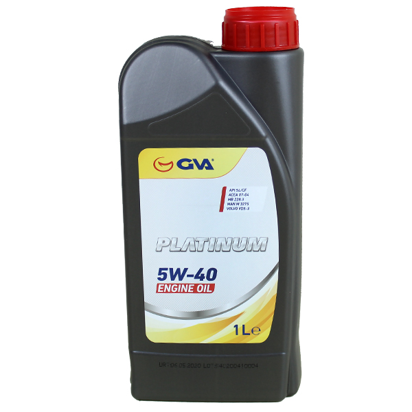 GVA 9920180 Motor Yaği 5w40 1 Lt Platinum Tam Sentetik Api Sl/Cf