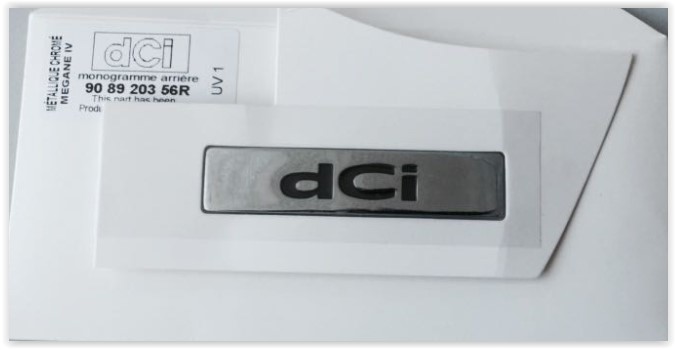 YAZI 908920356R Arka Monogram Yazi Dci Mgn Iv-Talisman Araçlar İçin