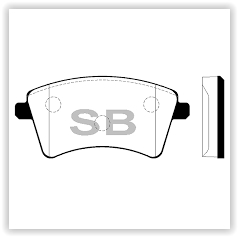 SANGSIN SP4059 Fren Balatasi On Mercedes Citan W415 12> . Renault Kangoo Iii 08> 1.5dci 1.6 16v
