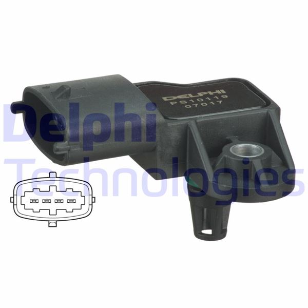 DELPHI PS10119 Map Sensörü Renault Lgn 01>Mgn Ii-Scenic Ii-Grad Vitara 06/03>1.9dci