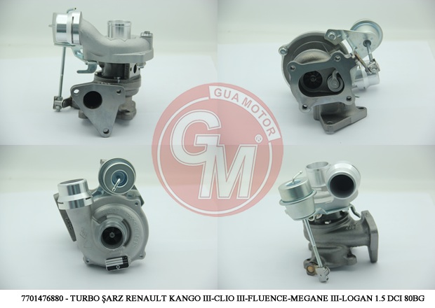 GUA 40610 Turbo Şarj Renault Kango Dacia Logan Logan Mcw 1.5 Dci 80-85bg