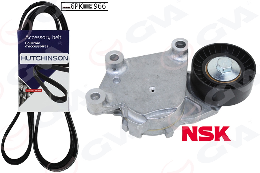 GVA 59A4313 Alternatör Gergi Kiti P107-C1-Aygo 1.4hdi 05> C-Elysee-Cactus-P301-P308-Cmax Ii 1.6 Hdi K016pk965