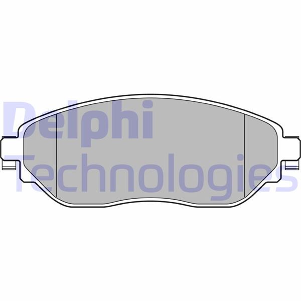 DELPHI LP3143 Ön Fren Balata Renault Trafic Iii 15> Opel Vivaro B 15>