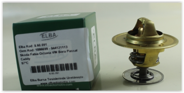 ELBA 860091 Termostat Vw2 Golf 4-Bora-Polo-Passat-Caddy 2-T4- 54x31x35