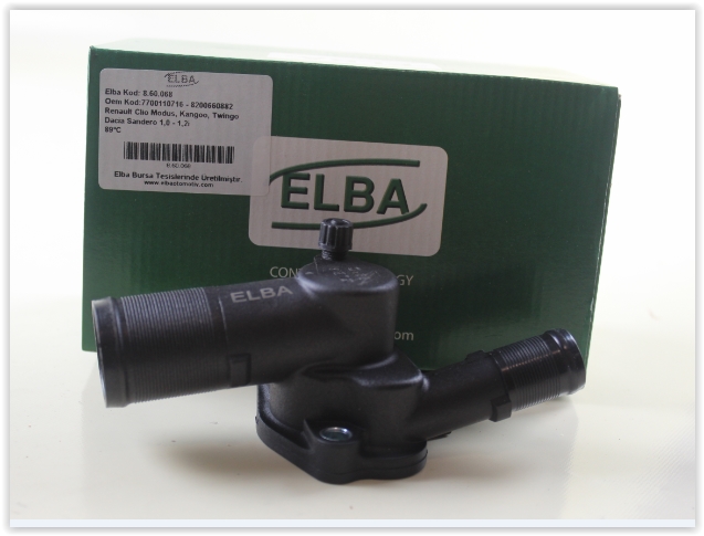ELBA 860068 Termostat 89 C Renault Clio Ii-Iii-Iv Symbol I-Ii Kango 97> Twingo 96> Dacia Sandero 08> Logan 04> 1.2