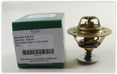 ELBA 860019 Termostat Opel Antara 2.2 Cdti A22dm Chevrolet Captiva C100-C140 2.2 D Cruze 2.0 Cdi Fiat Tipo 2.0 16v - Tempra 1.6