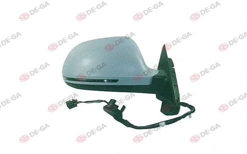 6155791 Dis Dikiz Aynasi Sol Elektrikli Asferik Isitmali Astarli Sinyalli 8 Pin Audi A3 2008-2010