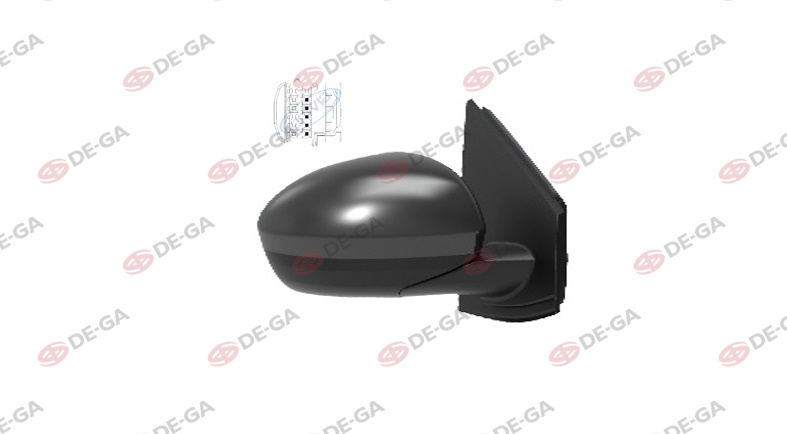 6144207 Dis Dikiz Aynasi Sag Elektrikli Isitmali Astarli 7 Pin Dacia Sandero/Stepway Ii (B8_) 2021- / Jogger 2022- / Logan Iii 2021-