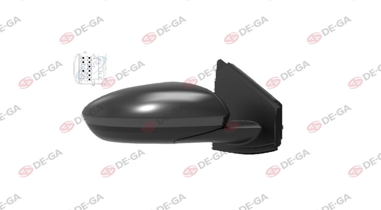 6145207 Dis Dikiz Aynasi Sol Elektrikli Isitmali Astarli Kor Noktali 7 Pin Dacia Sandero/Stepway Ii (B8_) 2021- / Jogger 2022- / Logan Iii 2021-
