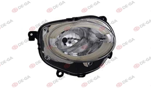 DPO 661-1180RXND-E2 Far Sag Ikinci Far Ledli ( Ayar Motorlu ) Gündüz Seyir Isigi Ledli Fiat 500