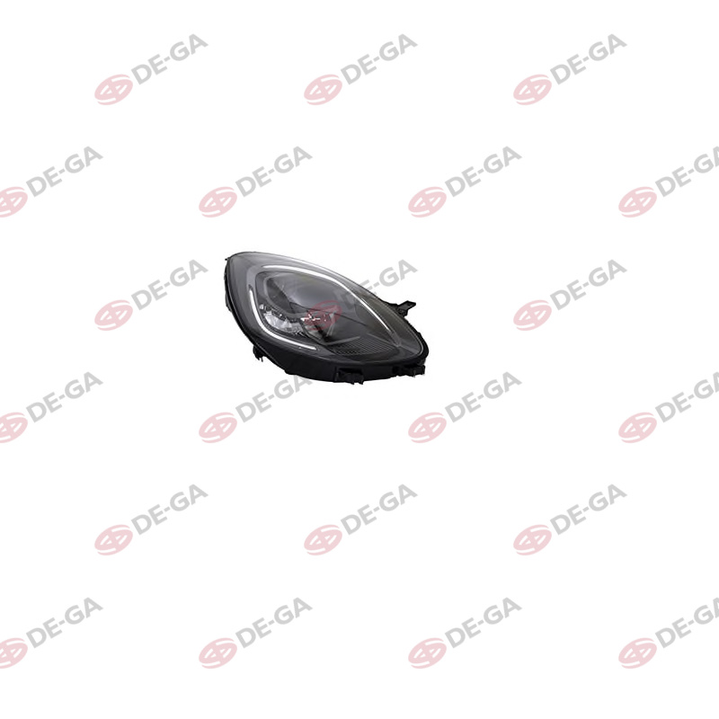 TYC FOR10PU007 F.Puma 19- Ön Far El.Mot.Led.Gündüz Ledli.Siyah Rh.