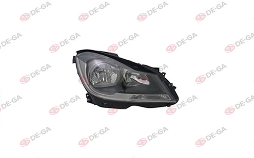 M. W204 Ön Far El. Motorlu Koyu Gri Rh.10-