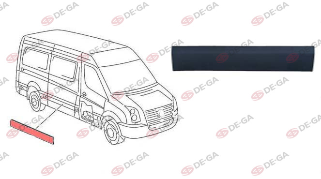 M. Sprinter/Crafter Arka Kapi Yan Panel Kaplamasi Rh.06-