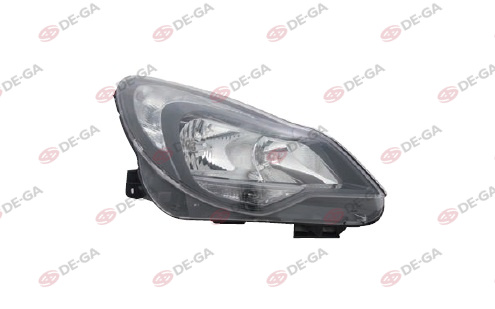 GM 95510688 Sağ Far Opel Corsa D Siyah 06> H7