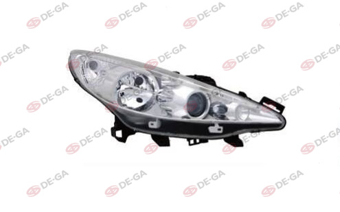 P.207 Ön Far El. Motorlu Mercekli Rh.06-