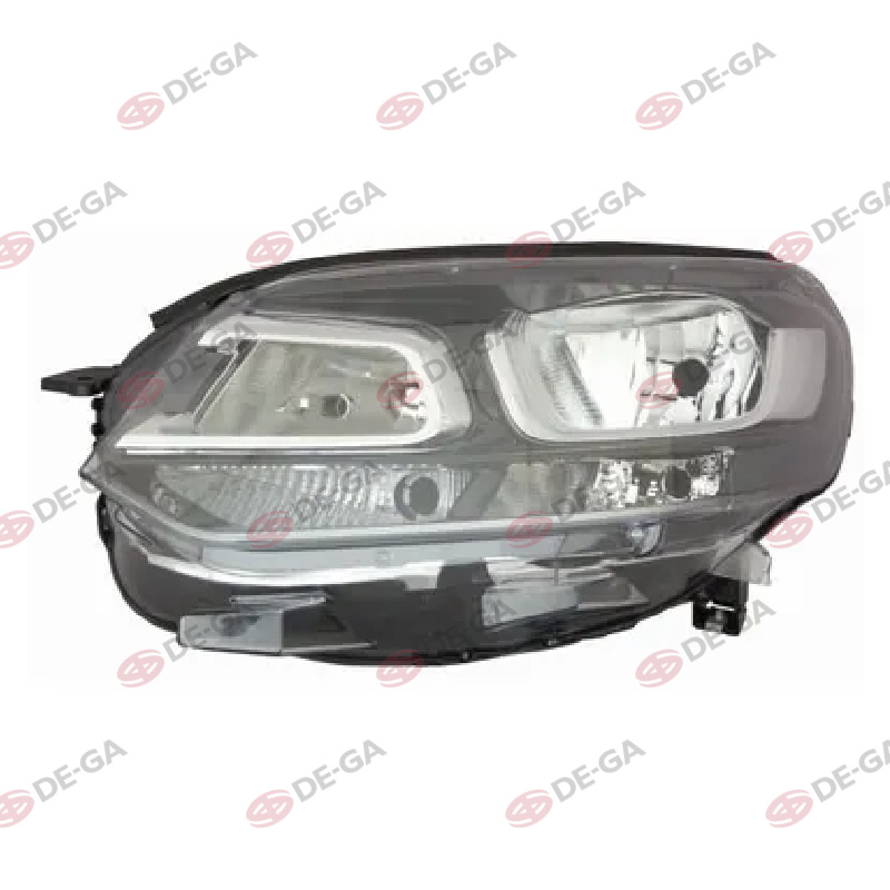 ZENON PE9650 Sag Halojen Far Makyajli Kasa Partner 4 -Doblo 4- Berlingo 4 -Proace 4- Combo 4 {K9} 25>