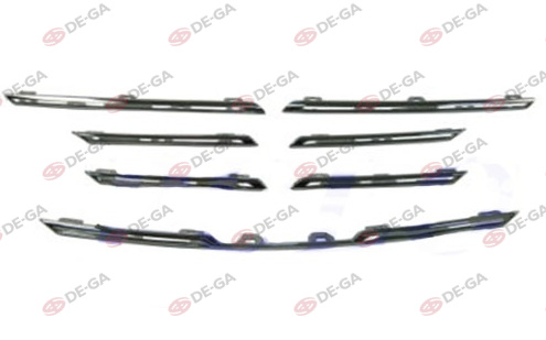 R. Megane Iv 16-20 Ön Panjur 7 Krom Çita Set