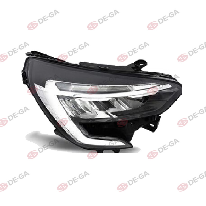 R. Clio Ön Far El. Mot. Led. Siyah. Rh.20-