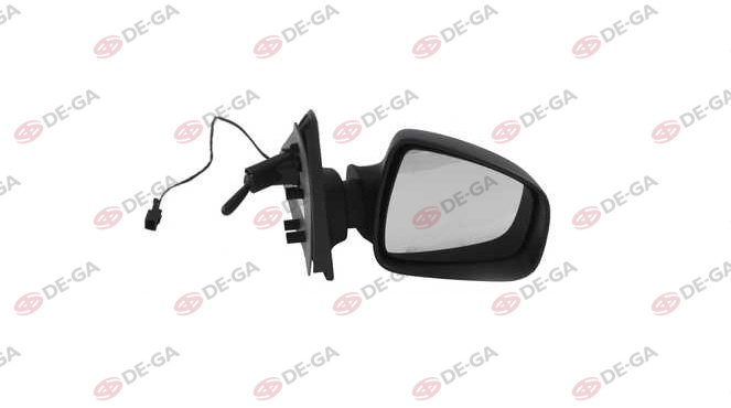 GVA 1014109 Diş Dikiz Ayna Sol Clio Symbol 16-20 Astarli Kapak Üçgen Ayak Mekanik Sinyalli Sensör Lü 4 Pin