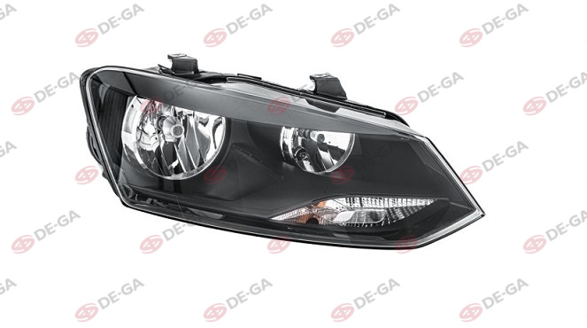 LB11-44027R Far Sag Siyah Motorlu Volkswagen Polo V (6r1, 6c1) 2009-2018