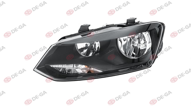 HLL-1EE 247 051-091 Far, Vw Polo V (6r1-6c1-6r),Halojen,Sol