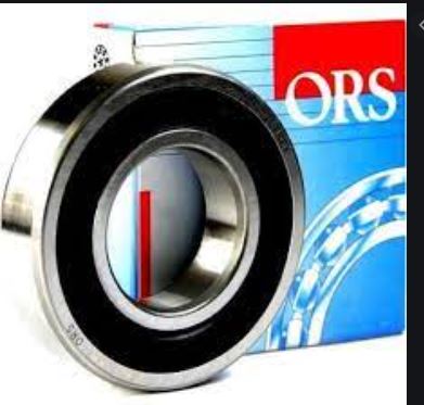ORS-60052RS 25*47*12 Tek Sirali Cift Tarafi Plastik Kapakli Rulman