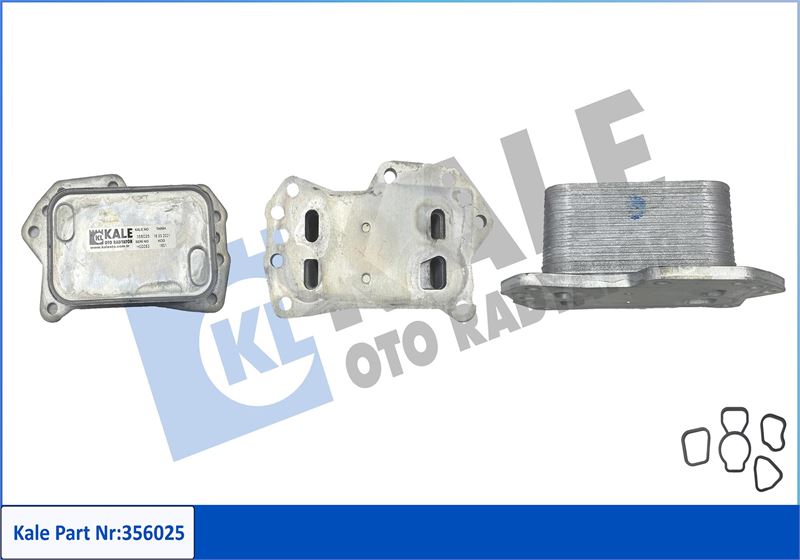 KLR-356025 Yag Sogutucu (Renault Clio V Duster Ii Kangoo Iv Lodgy Symbol Ii Megane Iv 1.5 K9k // (Nissan Qashqai 1.5 Dci 14-/ Euro6) Oringli
