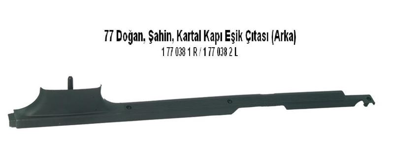 FIAT 85009816-9 Kapi Esik Citasi Takim  M131 Dks