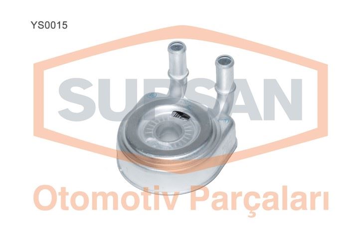 SUPSAN YS0015 Yağ Soğutucu Peugeot 207 1.9d Eng. Dw8b - 307/406/407 2.0 16v Eng. Ew10j4 - Partner 1.9d Eng. Dw8-