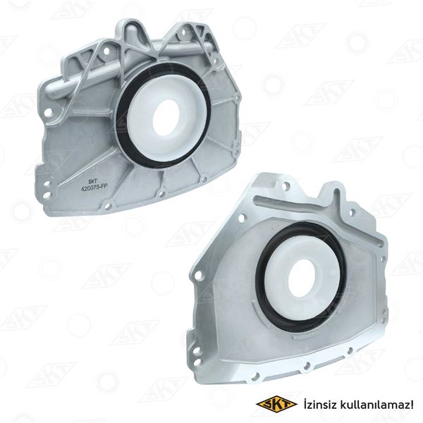 SKT-420075-FP Krank Kecesi Arka Aluminyum Kapakli Mercedes Om642 W211-212-213-221-164-166-906 Sprinter