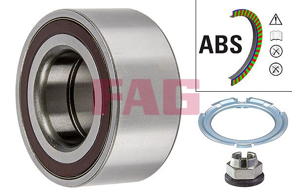 FAG-713644290 Teker Rulmani On Kit Absli Espace Iv Trafic Ii 1.9 F9q 2.0 M9r