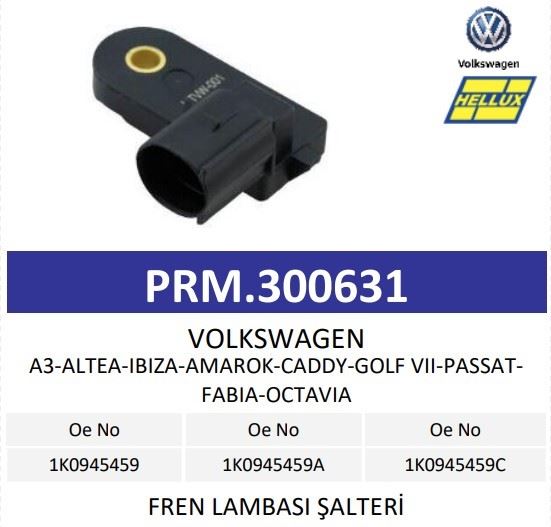 HLL-6DD 008 622-991 Fren Musuru Vw Caddy   Crafter   Golf  Passat  Polo   Transporter