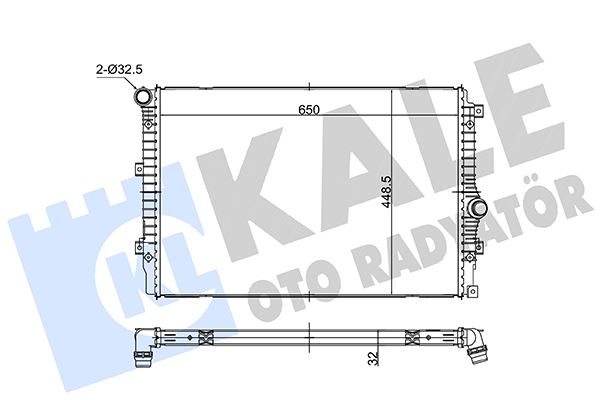 KLR-363275 Su Radyatoru (Vw Tiguan 12-18)