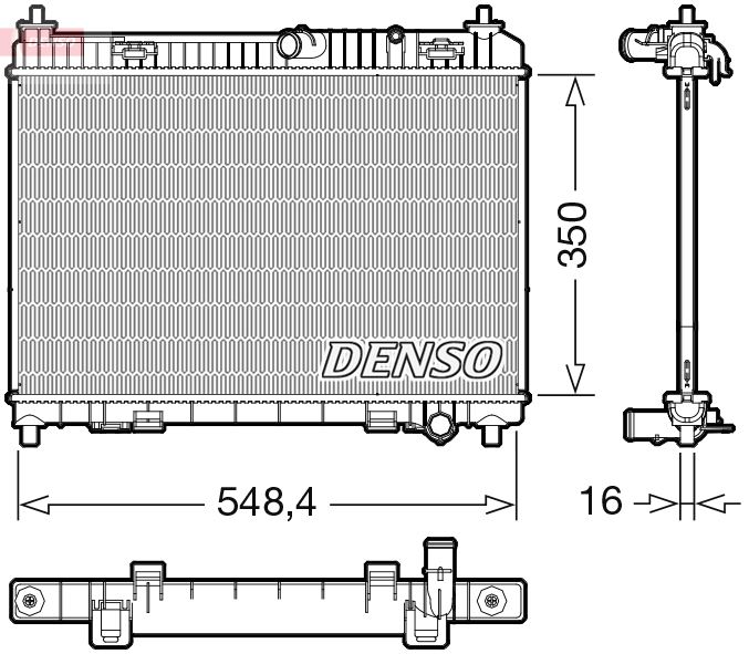 NIS-66859 Su Radyatoru Ford B-Max (2012) 1.6 Ti-Vct