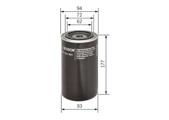 MAN-W940/1 Yag Filtresi  Ford Ranger (Er, Eq, R_) 2.5 Td - 62 Kw / 84 Ps - (02 - 06)