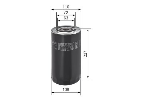 HNG H220W Yag Filtresi  Allis-Chalmers, Benati, Fiat, Fiatallis, Freightliner, International, Iveco, Mercedes-Benz, Mwm, Renault Trucks, Vag, Valtra, Vme