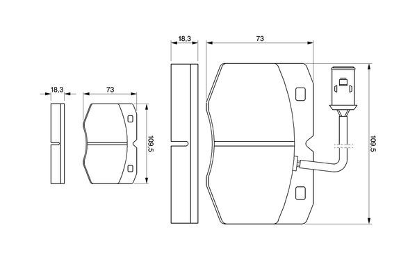 FOR-BK3V 3N125 AA N Klips Ford Transit V363