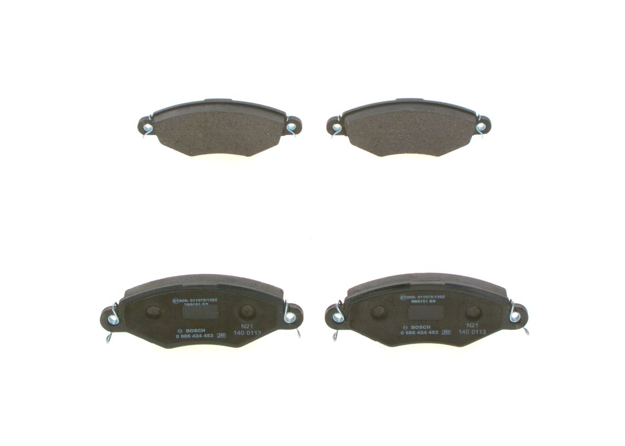 MGA-55160 On Fren Disk Balata Wva 23205 23597 ( Peugeot   206 1.4 1.4hdi 1.6 01- )