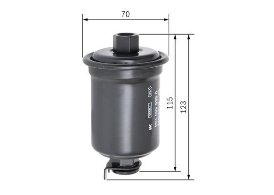 BCH 0986450107 Yakit Filtresi  Sigma/Galant