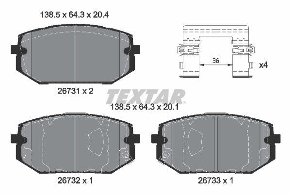 BOS-0986460192 On Fren Disk Balatasi Hyundai Tucson 21> / Tucson Hybrid 21>