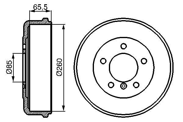 BSG 60-225-002 Kampana Arka  Mb.307,308,309,310.D
