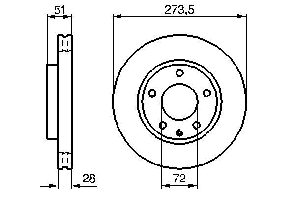 BRE-09.6863.11 Fren Diski On Uv Coated Mazda