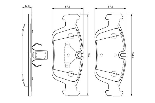 05P331 Fren Balata On Bmw 3 Serisi (E36) 316 I 1990-1998