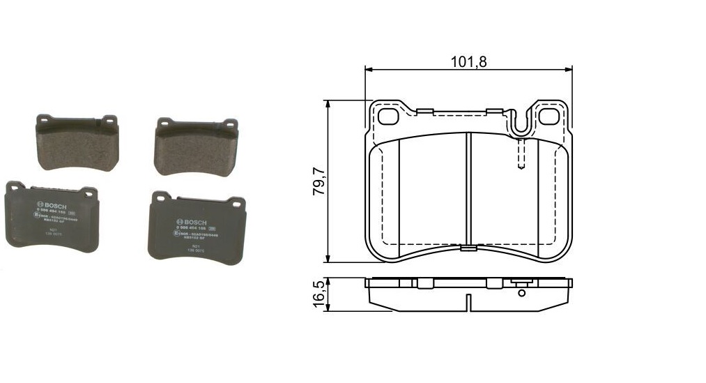 05P1276 Fren Balata On Mercedes C230 2005-