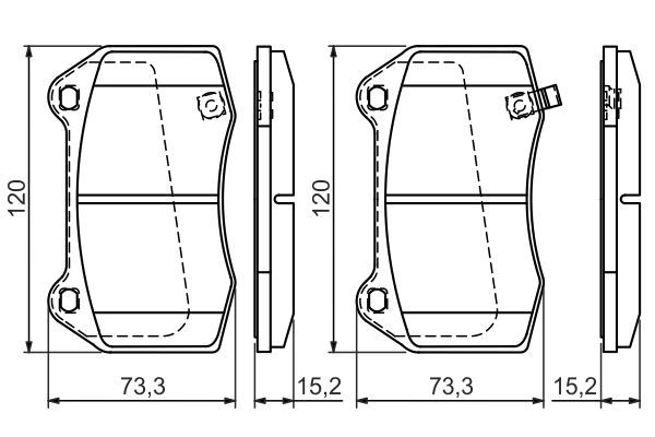 AYD 60649A Nissan Sentra 2004-2006infiniti G35 2004-2004 Ön Balata Metal İndikatörlü