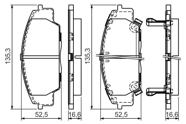 FRD-FDB1444 Balata Fren On-(Honda  Civic Type-R 01/11 2.0/S2000 00/ )