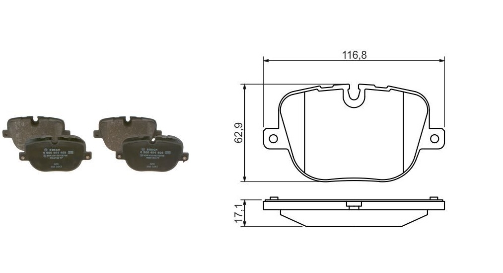 L10-1462 Fren Balata Arka Land Rover Discovery Iv (La) 3.0 Td 4x4 2010-/ Range Rover Iv (Lg) 3.0 Td 4x4 2012-/ Range Rover Iv (Lg) 5.0 V8 4x4 2012-